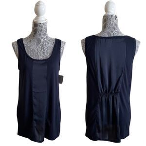 Natori Sleeveless Top Navy Blue Size Medium